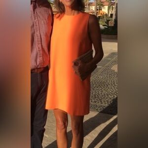 Christopher Kane Neon Orange Shift Dress